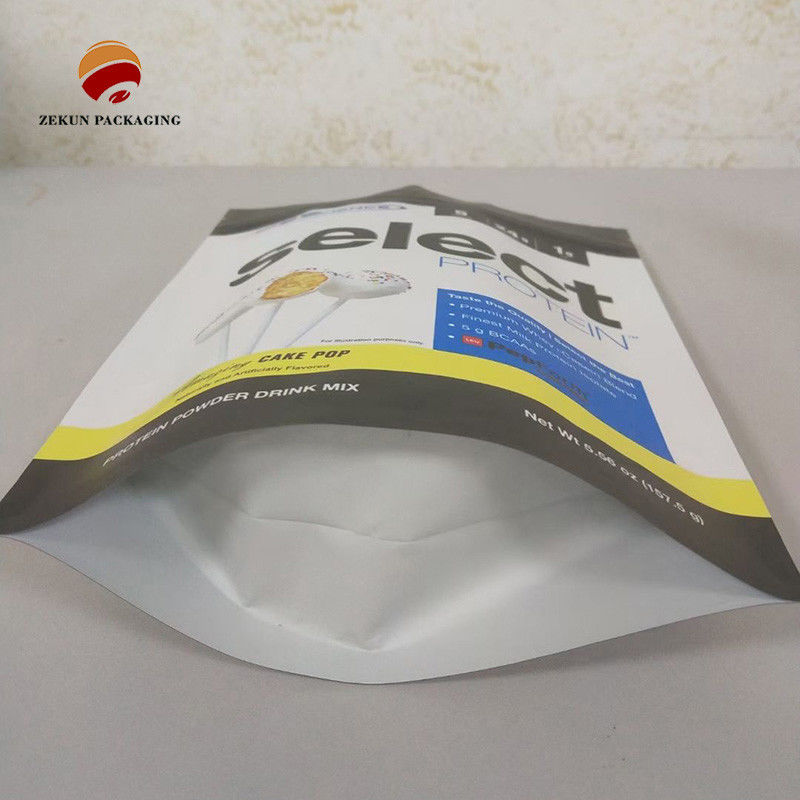 सीएमवाईके रंग प्लास्टिक स्टैंड अप थैला Ziplock के साथ